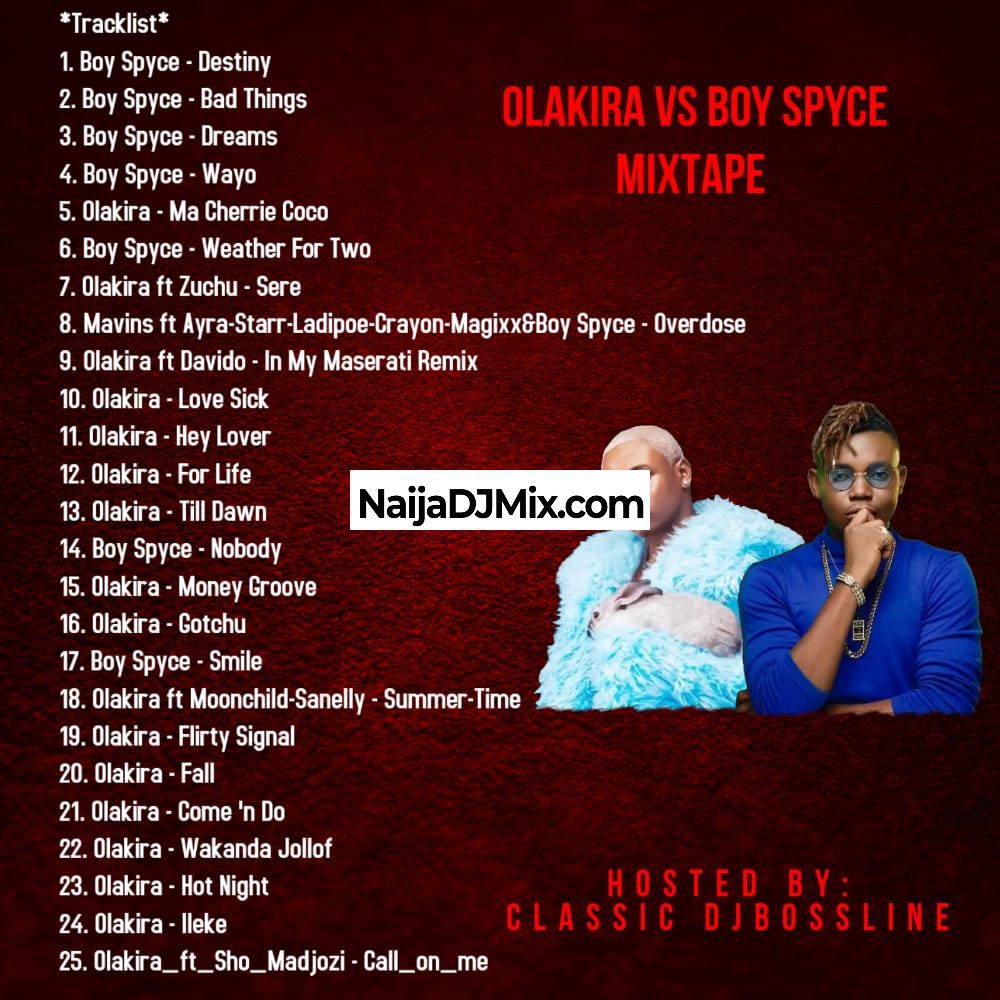 Best Of Olakira DJ Mixtape Vs Boyspyce Songs Mix